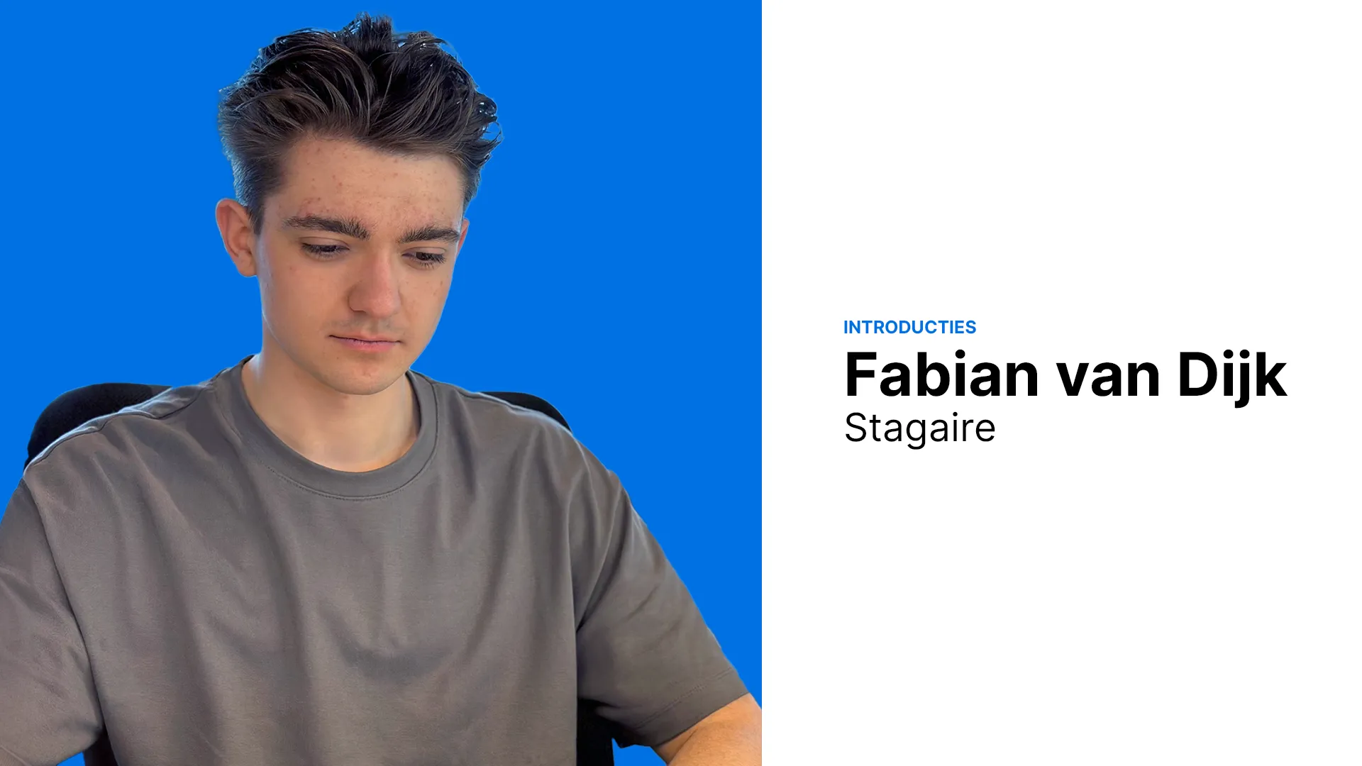 Maak kennis met Fabian: Stagiair business development bij Appfront